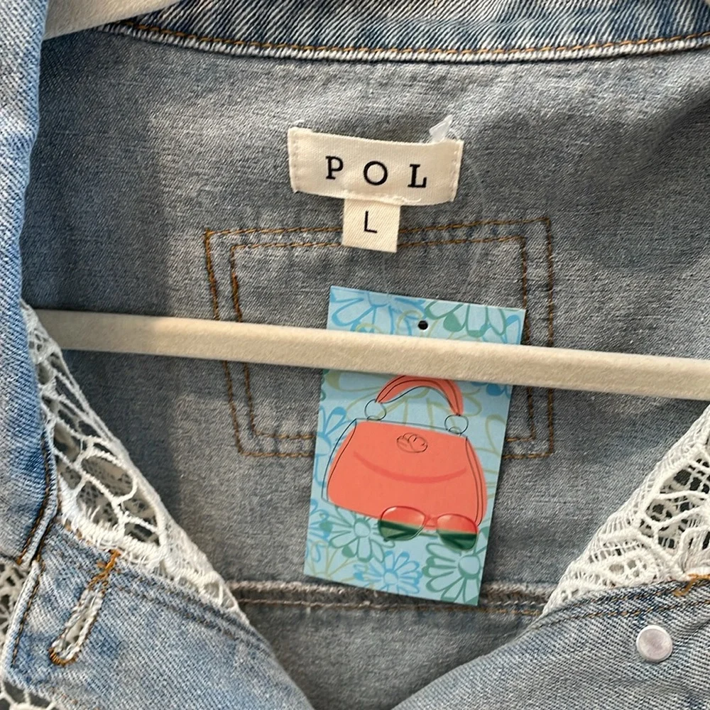 POL Denim Vest NWT - Picture 2 of 5